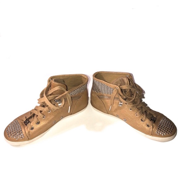 MICHAEL KORS LEATHER SNEAKERS - Picture 7 of 8